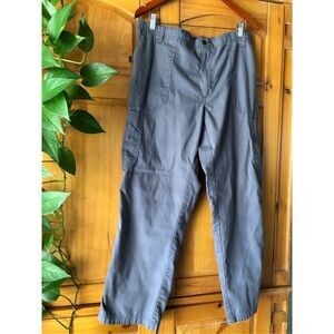 Carhartt Mens Ripstop Scrub Pants Cargo Pockets Large Gray LR